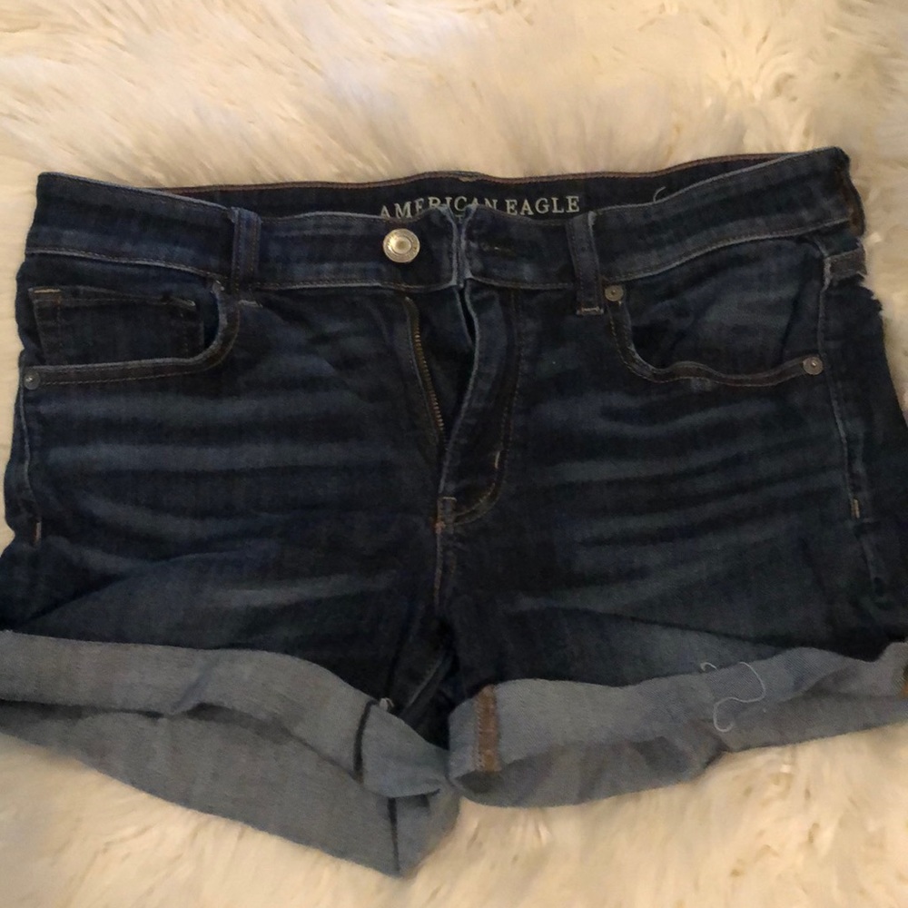 American Eagle Dark Denim Shorts